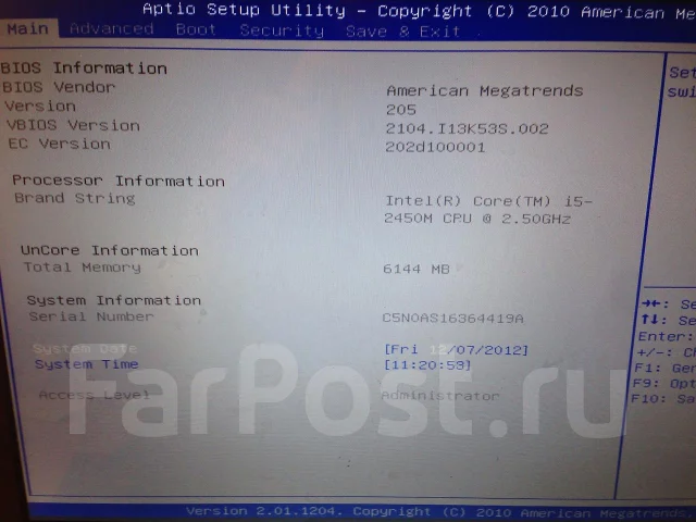 Asus K53SK. ��� 6 ��, WiFi: 1, Bluetooth: 1 ����