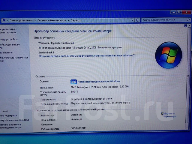 ASUS K72DR. 2,3����, ��� 4 ��, ���� 500���, WiFi: 1, Bluetooth: 1 ����