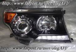 Фара. Toyota Land Cruiser, GRJ200, J200, URJ200, URJ202, URJ202W, UZJ200, UZJ200W, VDJ200 Двигатели: 1URFE, 1VDFTV, 3URFE