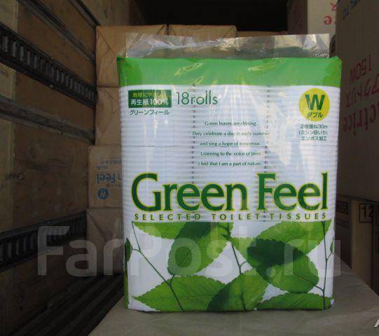 Туалетная бумага green feel