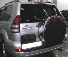 Чехол для запасного колеса. Toyota Land Cruiser Prado, KDJ120, KDJ120W, KZJ120, RZJ120, RZJ120W, TRJ120, TRJ120W, VZJ120, VZJ120W. Под заказ