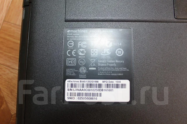eMachines E440-1202G16Mi ����