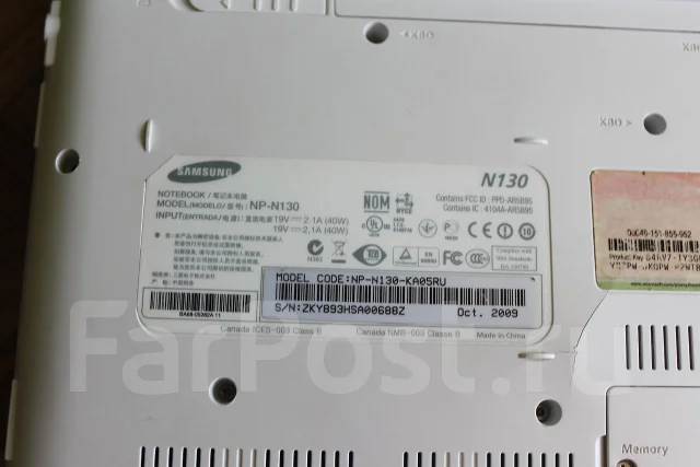 Samsung N130. 1,6����, ��� 1024 ��, ���� 300��� ����