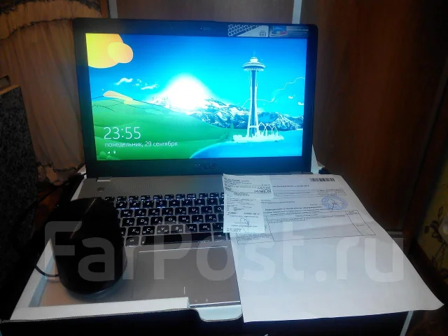 Asus N56JR. 2,4����, ��� 8 ��, ���� 1 000���, WiFi: 1, Bluetooth: 1 ����