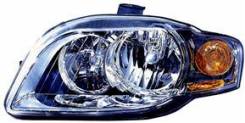 Фара. Audi A4, 8EC, 8ED, 8H7, 8HE, 8K2 Двигатели: ALT, ALZ, ASB, AUK, BBJ, BDG, BFB, BGB, BKE, BKN, BPG, BPJ, BPP, BPW, BRB, BRD, BUL, BWE, BWT