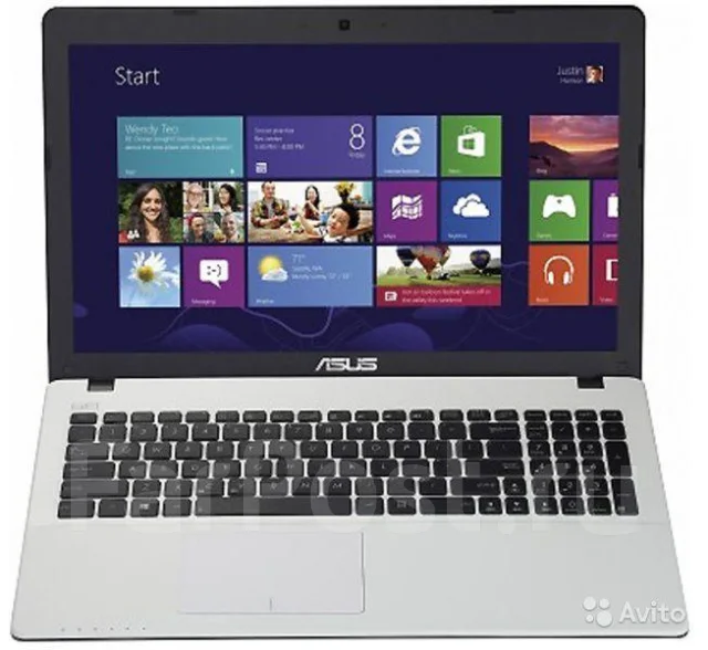 Asus X55A. ���� 500���, WiFi: 1, Bluetooth: 1, ����������� �� 7��. ����