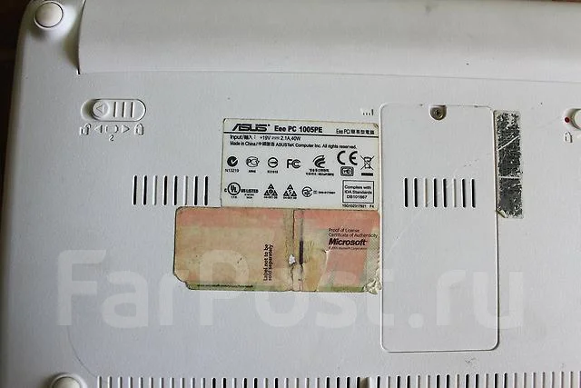 Asus Eee PC 1005PE. WiFi: 1, ����������� �� 5��. ����