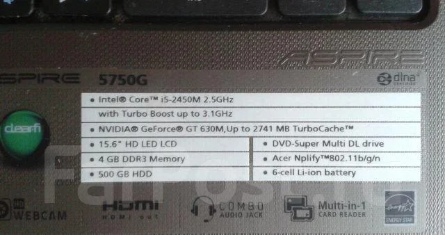 Acer Aspire 5750G ����