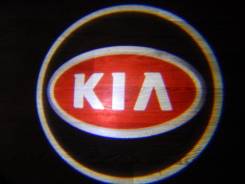 Беспроводная лазерная проекция логотипа в двери KIA
