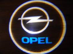 Беспроводная лазерная проекция логотипа в двери Opel. Opel Vectra, C
