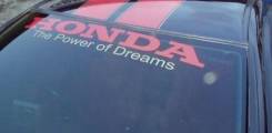 Наклейка на лобовик "Honda"