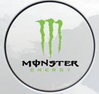 Наклейка стикер Subaru Monster energy на бензобак