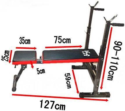 М 100 Марс скамейка под штангу