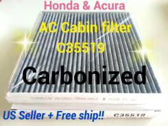 Фильтр салона. Acura: MDX, RDX, TSX, RLX, ILX, RL, ZDX, TL Honda: Accord, Accord Tourer, Civic, Crosstour, MDX, Ridgeline, CR-V, Odyssey, Legend, Pilo...