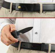 Кожаный Ремень-Нож Victorinox Vl-1132 (подарочная коробка)