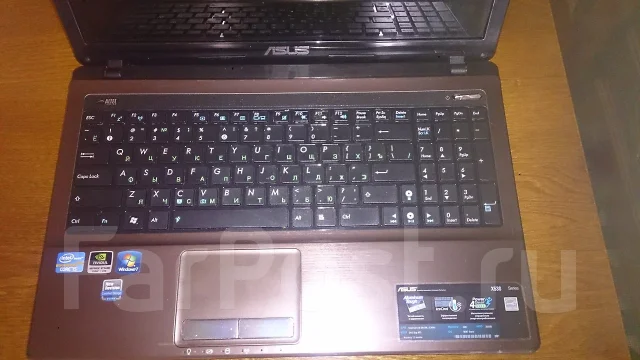 Asus X53S. 2,3����, ��� 4 ��, ���� 320���, ����������� �� 4��. ����
