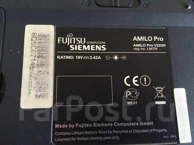 Fujitsu Siemens Amilo. ���� 60���, WiFi: 1 ����