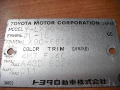 Передняя часть автомобиля. Toyota Mark II, LX90 Двигатель 2LTE