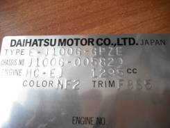 Половина кузова. Daihatsu Terios, J100G