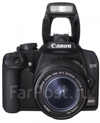 Продам фотоаппарат Canon EOS 1000D + карта SD 8Гб - купить в Уфе, цена 7 000 руб