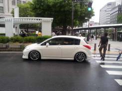 Порог пластиковый. Nissan Tiida, C11