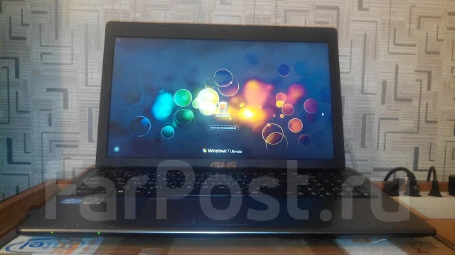 Asus X55VD. 2,4����, ��� 6 ��, ���� 500���, WiFi: 1, Bluetooth: 1, ����������� �� 5��. ����