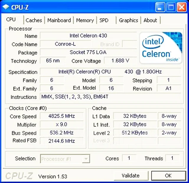 Intel Celeron 430 ����
