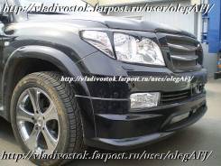 Накладка на фару. Toyota Land Cruiser, GRJ200, J200, URJ200, URJ202W, UZJ200, UZJ200W, VDJ200, URJ202 Двигатели: 1GRFE, 1URFE, 1VDFTV, 2UZFE, 3URFE