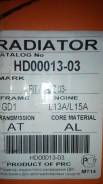 Радиатор охлаждения двигателя. Honda Fit, GD1 Двигатель L15A