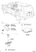 Парктроник. Toyota Land Cruiser, HDJ101, HDJ101K, UZJ100, UZJ100L, UZJ100W Двигатели: 1HDFTE, 2UZFE