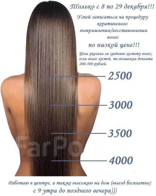 Кератиновое выпрямление волос Cadiveu! Низкие цены! Центр во Владивостоке