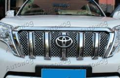 Молдинг решетки радиатора. Toyota Land Cruiser Prado