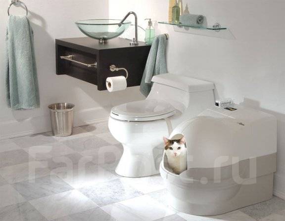 Автоматический туалет для кошек и маленьких собак, в наличии. Цена: 34 ...