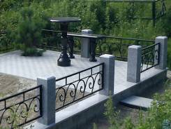 Памятники, оградки, укладка брусчатки (Уссурийск)