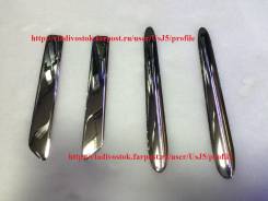 Накладка на ручки дверей. Nissan Juke, SUV, F15, F15E, NF15, YF15 Двигатели: HR15DE, HR16DE, MR16DDT