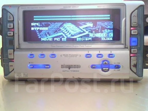 KENWOOD DPX-730M CD MDレシーバー 本体 Kenwood DPX-730M, CD, MD,3D графика, Radio, только с Японии, б/у