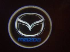Подсветка логотипа Mazda на дверь