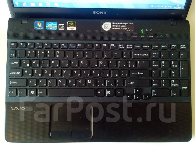 Sony VAIO VPC-EH2M1R. 2,4����, ��� 4 ��, ���� 500���, WiFi: 1, Bluetooth: 1, ����������� �� 3��. ����