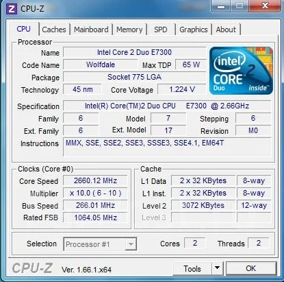 Intel Core 2 Duo E7300 ����