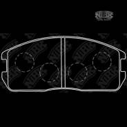 Колодка тормозная дисковая. Mitsubishi: Mirage, Eterna, Lancer, Galant, Galant Sigma, Eterna Sava, Chariot, Libero, Strada, Delica Star Wagon, Cordia...