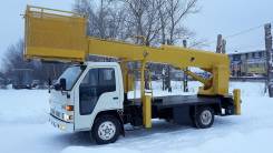 Isuzu Elf. Автовышка Аичи 22 метра на шасси Исудзу Эльф, 4 300 куб. см., 22 м.