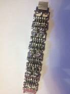 Мужской браслет Swarovsky Crystal Stainless с черепами