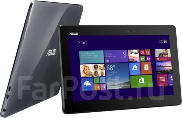 Asus Transformer Book. 180����, ��� 2048 ��, ���� 64���, WiFi: 1, Bluetooth: 1, ����������� �� 11��. ����