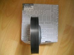 Шкив коленвала. Renault: Laguna, Modus, Duster, Megane, Scenic, Clio, Kangoo, Logan Двигатели: K4M, K4J. Под заказ