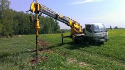 Аренда ямобура Mitsubishi Canter ( услуги БКМ)