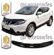 Дефлектор капота. Nissan Qashqai, 2014