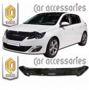 Дефлектор капота. Peugeot 308, 2014