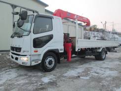 Mitsubishi Fuso. Бортовой с манипулятором без пробега. Стрела UNIC 500!, 7 545 куб. см., 8 000 кг.