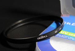 Новый качественный защитный UV фильтр Green. L 58мм. Для Всех, диаметр 58 мм