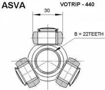 Шрус подвески. Mitsubishi Carisma, DA2A Volvo S40